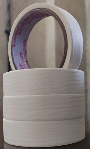 1 Inch Paper Masking Tape – 15 Yards, Strong Adhesion, Clean Removal, Easy Tear, Ideal for Painting, Labeling, Masking & Crafting