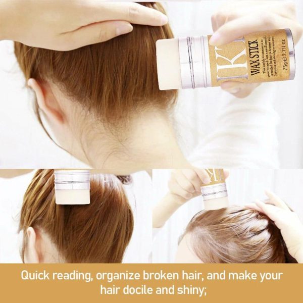 Ikt Hair Wax Stick Gel Cream Styling Hair Frizz Fixed Fluffy Children Men And Women Styling Wax Edge Control