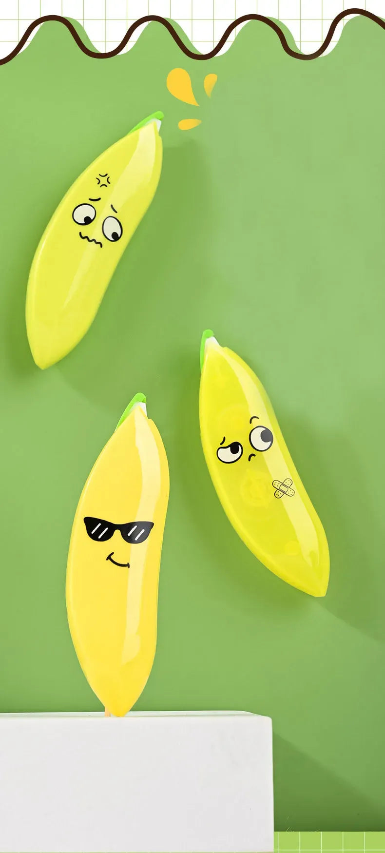 Banana Shaped Correction Tape – Fun & Portable Eraser Tool for Paper, Labels, and More – 14cm