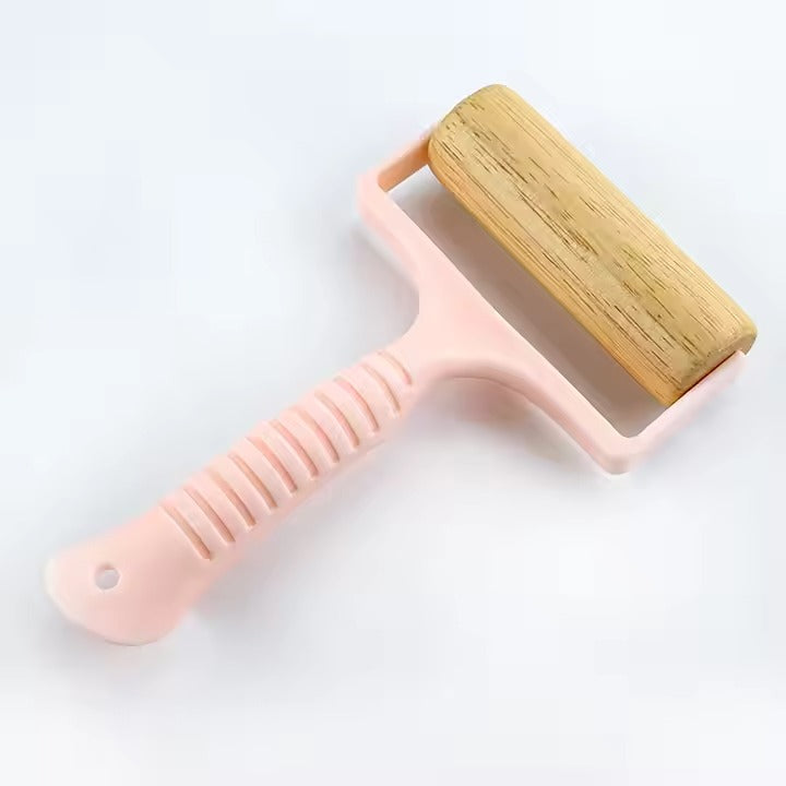 2pcs Wooden Rolling Pin for Baking – Hand Push Dough Roller with Non-Stick Surface, Lightweight & Kid-Friendly