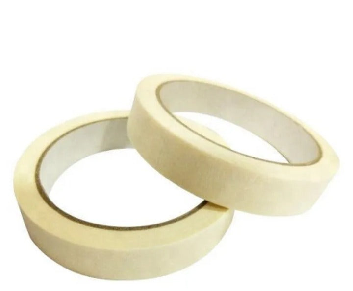 1 Inch Paper Masking Tape – 15 Yards, Strong Adhesion, Clean Removal, Easy Tear, Ideal for Painting, Labeling, Masking & Crafting