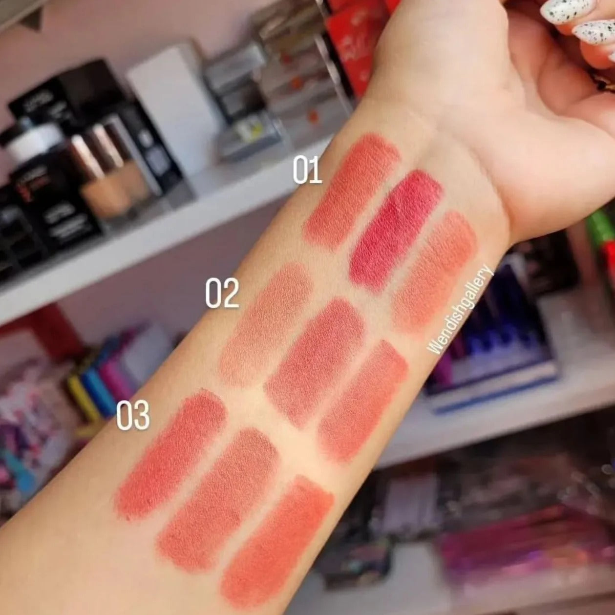 Color Castile Pack of 3 Bear Shape Matte Lipsticks – Long-Lasting, Bold & Vibrant Makeup Essential