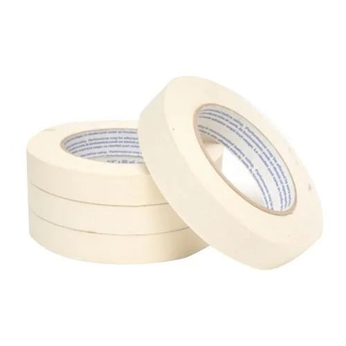 1 Inch Paper Masking Tape – 15 Yards, Strong Adhesion, Clean Removal, Easy Tear, Ideal for Painting, Labeling, Masking & Crafting
