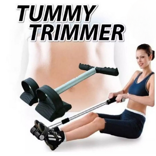 Tummy Trimmer Single Spring – Portable Ab Exerciser for Home &amp; Gym Workouts