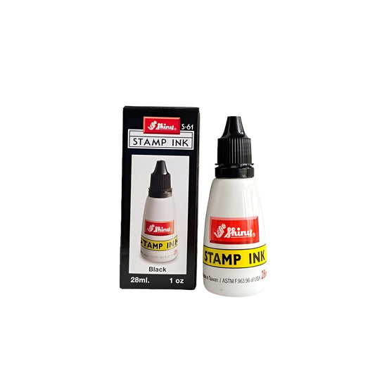 Stamp Pad Ink Shiny Bright red shiny stamp pad ink for clear and vibrant impressions. Perfect for office, school, and craft use. Fast-drying and long-lasting.
